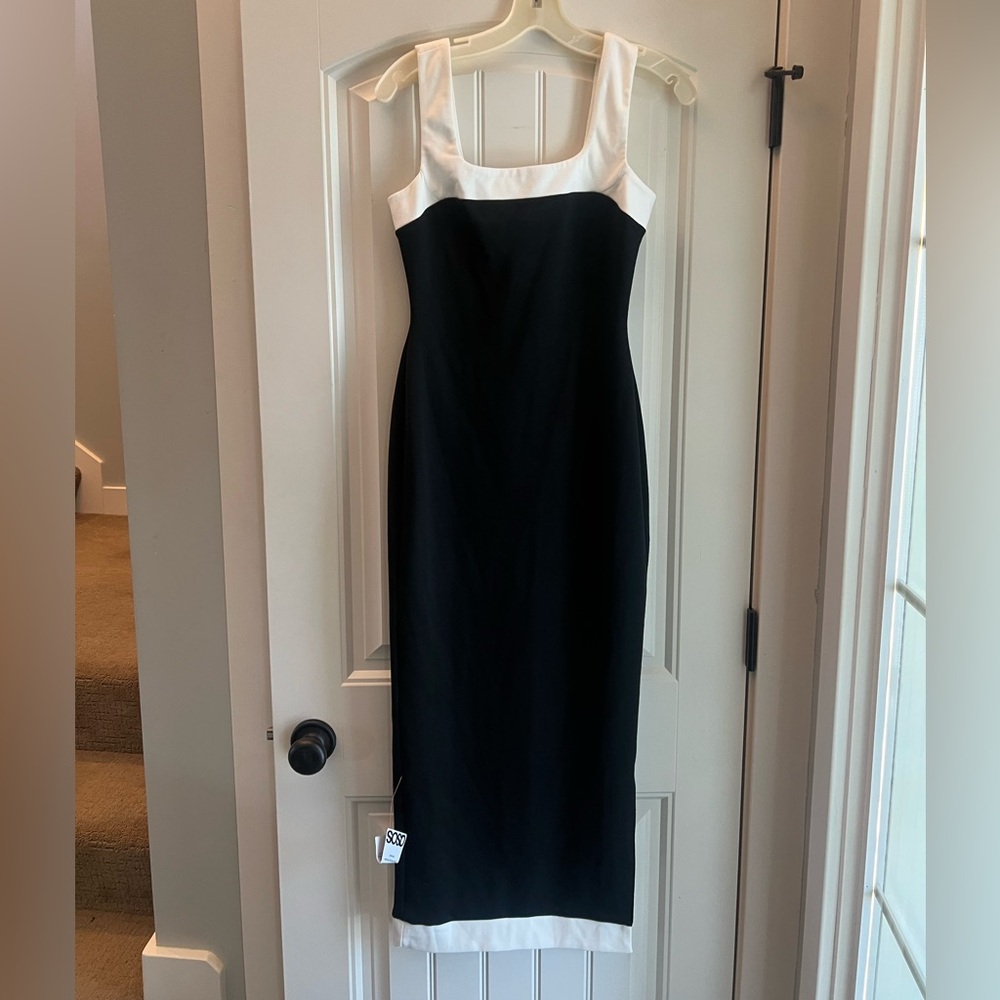 ASOS Design Sleeveless Square Neck MIDI Dress